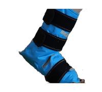 REVIX Full-Coverage Ankle & Foot Ice Pack Wrap - Reusable Gel Cold Pack with Adjustable Straps for Hands-Free Plantar Fasciitis & Achilles Pain Relief