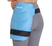 REVIX Hip Ice Pack Wrap for Bursitis Pain Relief Reusable Cold Pack for Hip Replacement, Soft Plush Lined Cold Compress for Injuries to Shoulder Back Hip Thigh and Knee