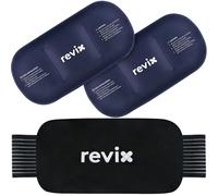 REVIX Ice Packs for Injuries Reusable (3-Piece Set) - Gel Cold Packs 14"x7" Large Ice Pack for Back, Shoulder, Hip and Knee, Long-Lasting Cold Compress for Enhancing Comfort and Soothing Fatigue