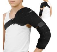 REVIX Shoulder Ice Pack Rotator Cuff Cold Therapy, Ice Packs for Injuries Reusable Gel for Shoulders Pain Relief, Arm Ice Pack Wrap for Pitchers - Reusable Ice Elbow Sleeve for Young