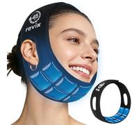 REVIX Wisdom Teeth Ice Pack Head Wrap, 45-Minute Long-Lasting Cooling for Jaw and Face with Ice Grid Gel Design, Reusable Gel Ice Wrap for TMJ, Tooth Extraction & Teeth Removed, Black