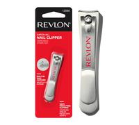 Revlon Catch-All Nail Clipper Manicure Tool with a Contoured Blade & Built-in Nail Catcher for Mess-Free Grooming 1 Count