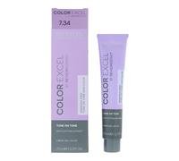 Revlon Color Excel 7.34 Medium Golden Copper Blonde Creme Gel Hair Colour 70ml