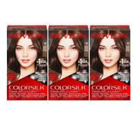 Revlon ColorSilk Ammonia Free #41 Medium Brown Permanent Hair Color (Set Of 3)