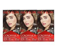 Revlon ColorSilk Ammonia Free #51 Light Brown Permanent Hair Color (Set Of 3)