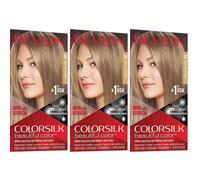 Revlon ColorSilk Ammonia Free #60 Dark Ash Blonde Permanent Hair Color (3 Set)