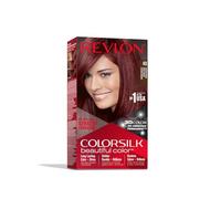Revlon Colorsilk Beautiful Color, Permanent Hair Dye with Keratin, 100% Gray Coverage, Ammonia Free, 49 Auburn