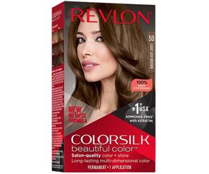 Revlon ColorSilk Beautiful Color Hair 50 Light Ash Brown