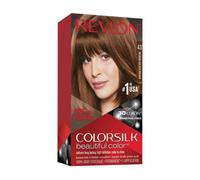 Revlon Colorsilk Beautiful Color Permanent Hair Dye with Keratin 100% Gray Coverage Ammonia Free 43 Medium Golden Brown