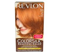 Revlon Colorsilk Beautiful Color, Permanent Hair Dye with Keratin, 100% Gray Coverage, Ammonia Free, 53 Light Auburn
