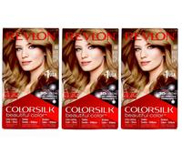 Revlon Colorsilk Beautiful Colour 60 Dark Ash Blonde Permanent Hair Dye x 3
