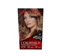 Revlon ColorSilk Beautiful Colour Permanent Hair Dye, Ammonia-Free, Dark Ash Blonde, 100% Grey Coverage, Long-Lasting, for All Hair Types, 130ml, with Keratin & Silk Amino Acids