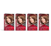 Revlon Colorsilk Beautiful Permanent Hair Color 54 Light Golden Brown x 4