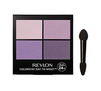 Revlon ColorStay 24 Hour Eyeshadow Quad with Dual-Ended Applicator Brush, Longwear, Intense Color Smooth Eye Makeup for Day & Night, Seductive (530)