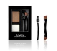 Revlon ColorStay Brow Kit Includes Longwear Brow Powder Clear Pomade Dual-Ended Angled Tip Eyebrow Brush & Spoolie Brush Blonde (105) 0.08 oz