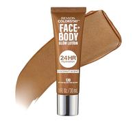 Revlon ColorStay Face & Body Glow Lotion - Hydrating Bronzer with Coconut Scent, Radiant Luminising Finish, 24-Hour Hydration, If You Glow You Glow