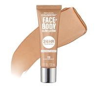 Revlon ColorStay Face & Body Glow Lotion - Hydrating Bronzer with Coconut Scent, Radiant Luminising Finish, 24-Hour Hydration, Glow Through It