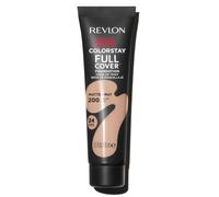 Revlon ColorStay Full Cover Longwear Matte Foundation, Heat & Sweat Resistant Lightweight Face Makeup, Nude (200), 30ml