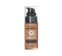 Revlon Colorstay Liquid Foundation Makeup for Combination/Oily Skin SPF 15, Longwear Medium-Full Coverage with Matte Finish, Honey Beige (455), 30 ml