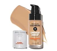 Revlon Colorstay Liquid Foundation Makeup for Combination/Oily Skin SPF 15, Longwear Medium-Full Coverage with Matte Finish, Fresh Beige (250), 30 ml (Pack of 1), 250 Fresh Beige