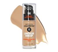 Revlon Colorstay Liquid Foundation Makeup Combination & Oily Skin SPF15, Medium To Full Coverage (30ml) Matte Finish, Sand Beige (180) Unisex