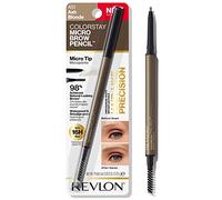 Revlon ColorStay Micro Eyebrow Pencil with Built In Spoolie Brush, Infused with Argan and Marula Oil, Waterproof, Smudgeproof, 451 Ash Blonde (Pack of 1)