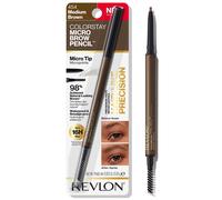 Revlon ColorStay Micro Eyebrow Pen with Integrated Spoolie Brush, Argan and Marula Oil, Waterproof, Smudge Resistant, 454 Medium Brown, Pack of 1
