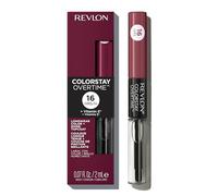 Revlon Colorstay Overtime Dual Ended Lipcolor - 270 Relentless Raisin | Dual-ended liquid lipstick with clear lip gloss. Moisturizing ingredients. Won't smudge, bleed or feather.