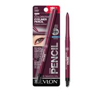 REVLON ColorStay Pencil Waterproof Eyeliner Smudge-Proof Eye Makeup with Built-In Sharpener 211 Cherry 0.01 oz