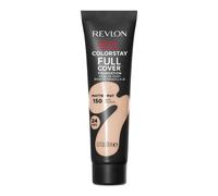 Revlon ColorStay Full Cover Longwear Matte Foundation, Heat & Sweat Resistant Lightweight Face Makeup, Buff (150), 30ml