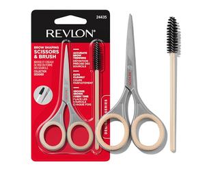 Revlon Designer Series Brow Set, Trimming and Shaping Eyebrow Kit with Brow Scissor and Spoolie Brush, Easy to Use at Home or on The Go