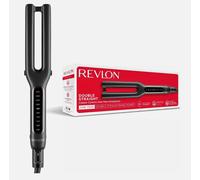 Revlon Double Straight Dual Plate Ceramic Hair Straightener With LCD Display - Black RVST2204UK