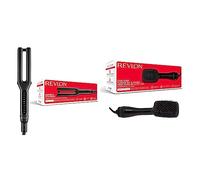 Revlon Double Straight (Dual Plate Design, Advanced Copper Ceramic Technology, LED Display, Smart Heat Memory System, 10 Heat Settings up to 235°C) RVST2204UK & RVHA6475UK Perfectionist 2-in-1 Dryer