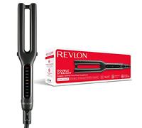 Revlon Double Straight Dual Plate Ceramic Hair Straightener With LCD Display - Black RVST2204UK