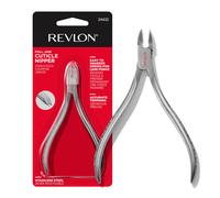 Revlon Full Jaw Cuticle Nipper Manicure Tool for Nail Care Made with Stainless Steel High Precision Blade Easy to Squeeze Spring 1 Count