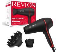 Smoothstay Coconut Oil-Infused Hair Dryer (2000 watts, 2 Accessories for Styling Versatility: Diffuser & Concentrator Comb, Ceramic Tourmaline Ionic