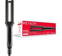 Revlon Double Straight Dual Plate Ceramic Hair Straightener With LCD Display - Black RVST2204UK