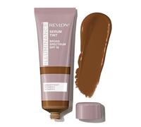 Revlon Illuminance Serum Skin Tint, Lightweight, Hydrating, Natural-Finish Foundation with Buildable Coverage, Hyaluronic Acid & SPF 15 for Radiant, Dewy Skin, Amber
