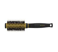Revlon Ionic Ceramic Curls & Flips Small Round Barrel Hair Brush - Nano Anti-Bacterial Tech for Fast Drying, Reduced Static & Ultra Shine