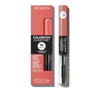 Revlon Liquid Lipstick with Clear Lip Gloss, ColorStay Face Makeup, Overtime Lipcolor, Dual Ended with Vitamin E in Nude, Boundless Nude (510), 0.07 Oz