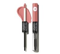 Revlon Liquid Lipstick with Clear Lip Gloss, ColorStay Face Makeup, Overtime Lipcolor, Dual Ended with Vitamin E in Nude, Boundless Nude (510), 0.07 Oz