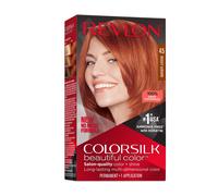 Revlon New ColorSilk Beautiful Permanent Hair Color, No Mess Formula, 45 Bright Auburn, 1 Pack