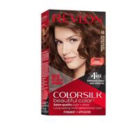 Revlon New ColorSilk Beautiful Permanent Hair Color, No Mess Formula, 46 Medium Golden Chestnut Brown, 1 Pack