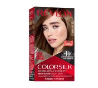Revlon New ColorSilk Beautiful Permanent Hair Color, No Mess Formula, 51 Light Brown, 1 Pack