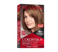 Revlon New ColorSilk Beautiful Permanent Hair Color, No Mess Formula, 54 Light Golden Brown, 1 Pack