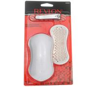 Revlon Pedicure Kit PediExpert Foot File Callus Remover & Nail Clipper Nail Care Tools Easy to Use Stainless Steel 3 Piece Set