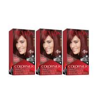 Revlon Permanent Hair Color Permanent Hair Dye Colorsilk with 100% Gray Coverage Ammonia-Free Keratin and Amino Acids 49 Auburn Brown 4.4 Oz (Pa