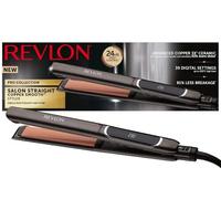 REVLON Professional Pro Collection Salon Straight Extra-Long Copper Straightener, 125 mm, RVST2175E, Black