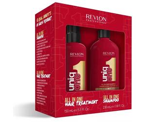 Revlon Professional Uniq One Treatment & Shampoo Duo Set Restorative hair care set for dull and lifeless hair 1 pcs