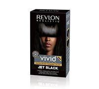 Revlon Realistic Vivid Permanent Hair Colour Cream, Jet Black